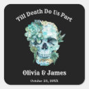 Search for ornate skull stickers Black and white