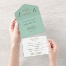 Search for gold fall menu invitations Tear away rsvp
