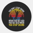 Search for funny skiing stickers Ski lover