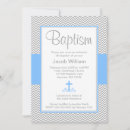 Search for blue and grey christening invitations Modern