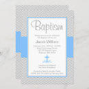 Search for blue and grey christening invitations Modern