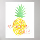 Search for aloha pineapple posters Watercolor
