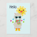 Search for kawaii alpaca postcards Animal