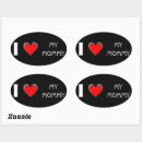 Search for i oval stickers I love you