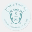 Search for crest wedding stickers Modern