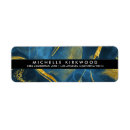 Search for blue marble return address labels Elegant