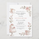 Search for rustic tea bridal shower invitations Elegant