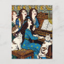 Search for cats singing postcards Vintage