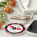 Search for gambling chip key rings Gambler