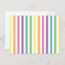 Search for stripes pattern postcards Colourful