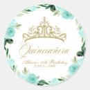 Search for teal flower stickers Watercolor