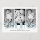 Search for multiple photo invitations Blue