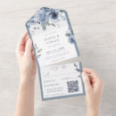 Search for dusty blue and dusty rose wedding invitations Watercolor floral