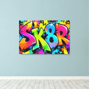 Search for neon graffiti art Wall
