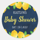 Search for navy blue and yellow stickers Watercolor