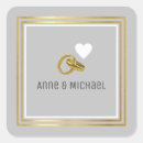Search for 2 hearts wedding stickers Minimal
