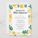 Search for main squeeze hen party invitations Yellow