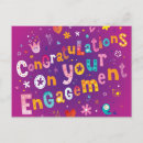 Search for funky wedding postcards Engagement