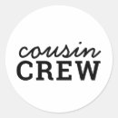 Search for cousin stickers Crew