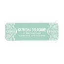 Search for lace wedding return address labels Vintage