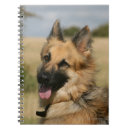 Search for german shepherd notebooks Panting