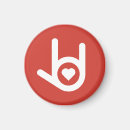 Search for hand sign magnets Deaf