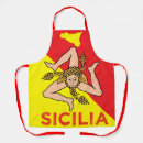 Search for sicily aprons Trinacria
