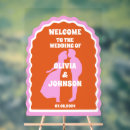 Search for retro wedding signs Orange