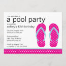 Search for teen swim birthday invitations Teenager