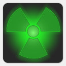 Search for radiation symbol stickers Green