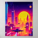 Search for futuristic city posters Digital