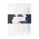 Search for gold foil invitation belly bands Modern