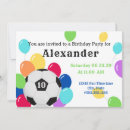 Search for soccer game birthday invitations Player
