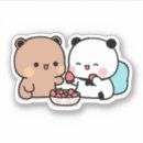 Search for kawaii bear panda stickers Happy