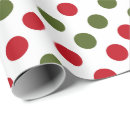 Search for red and green polka dots wrapping paper Fun