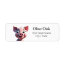 Search for piglet return address labels Cute