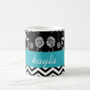 Search for teal chevron mugs White