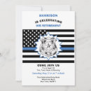 Search for police officer invitations Retiring