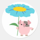 Search for blue pig stickers For kids