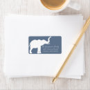 Search for elephant return address labels Animal