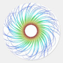 Search for round spiral stickers Colourful