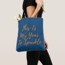 Search for happy new year tote bags New year's day