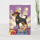 Search for doberman birthday cards Cute