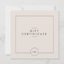 Search for makeup artist business gift certificates Minimalist