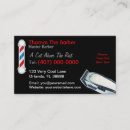 Search for hair cut business cards Barber pole