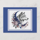 Search for moon wolf postcards Cute