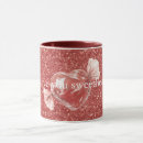 Search for candy hearts mugs Red