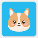 Search for cartoon corgi stickers Kawaii