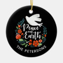 Search for white dove christmas tree decorations Peace on earth