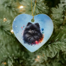 Search for black pomeranian christmas tree decorations Cute
